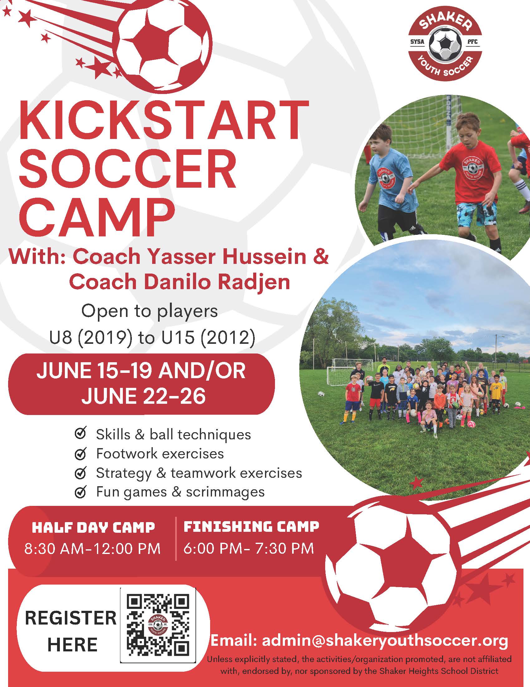 Kickstart Soccer Camp 2025